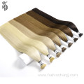 i tip hair extensions Wholesale Double Drawn Indian Remy Raw Itip Extension Hair Blonde Virgin 100% Human Hair Extension i tip